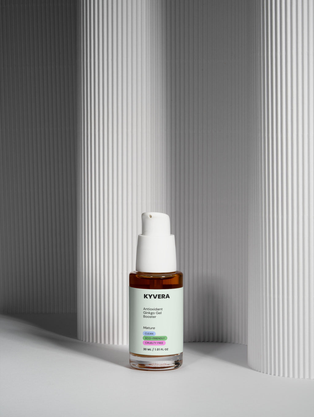 Antioxidant Ginkgo Gel Booster by KYVERA, a Ginkgo Face Serum for refreshed and protected skin.